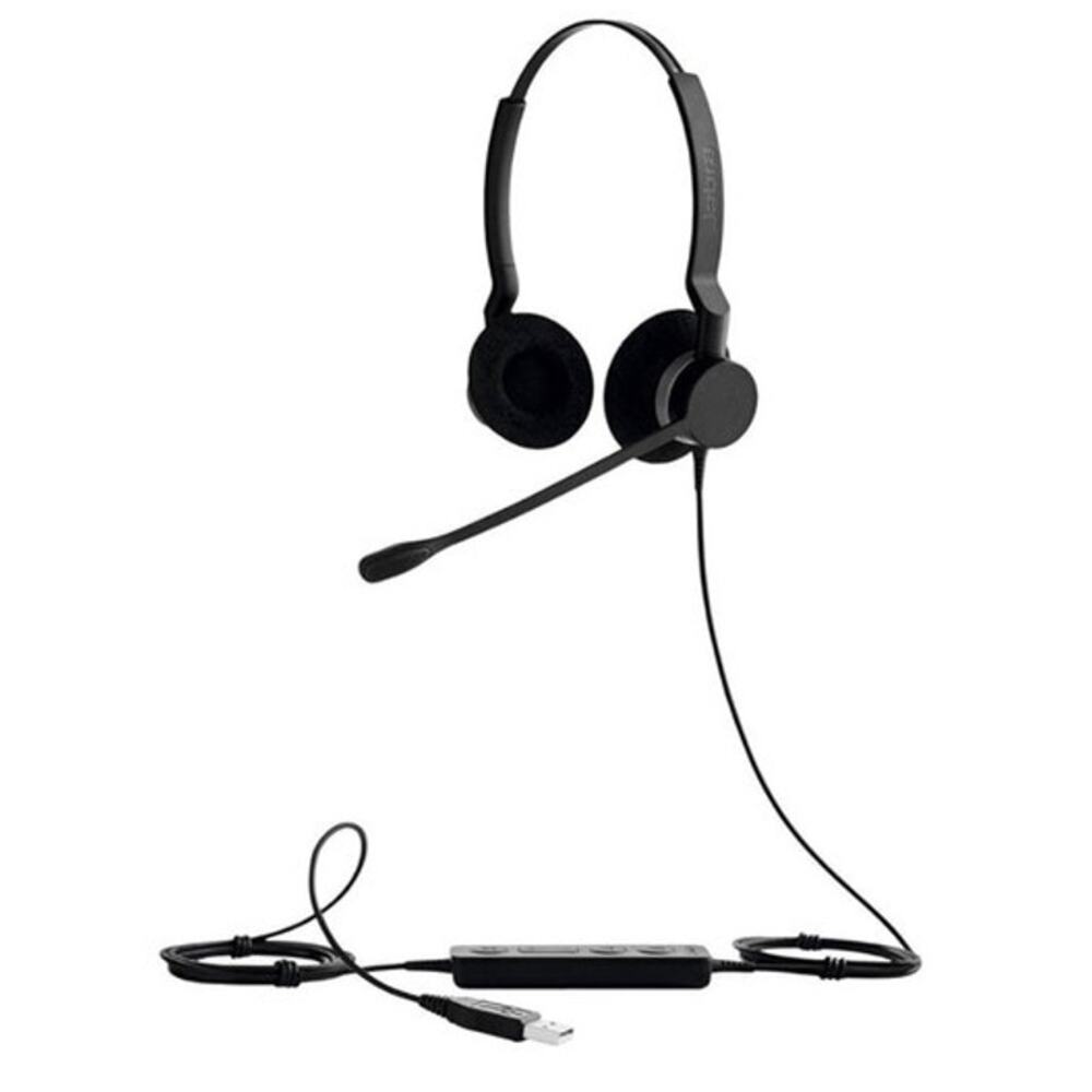 Jabra Biz 2300 USB Duo Wired Professional Call Center Headset NEW